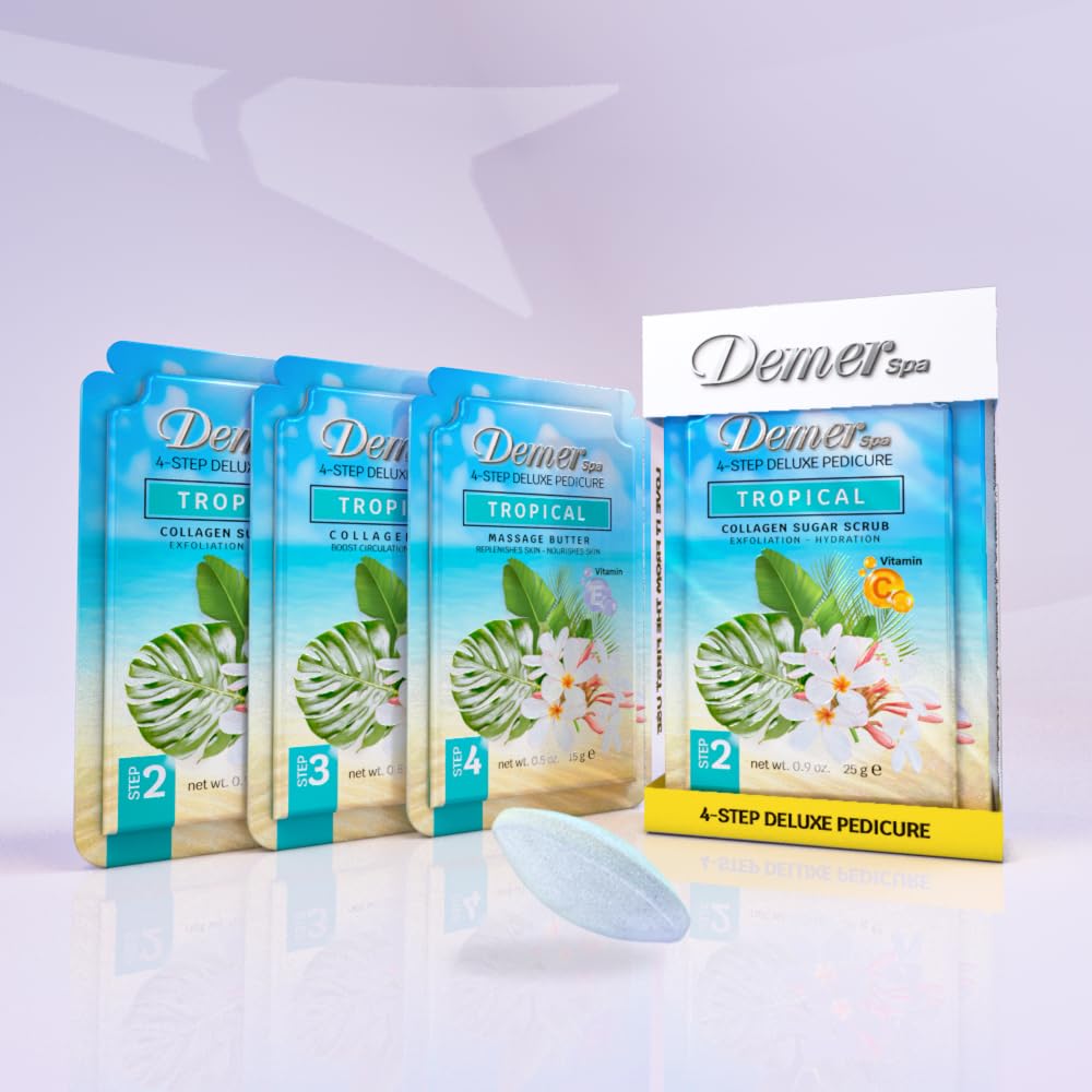 Demer Bomb Spa Deluxe Pedicure 4in1 Kit (Olive)