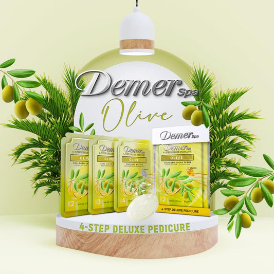 Demer Bomb Spa Deluxe Pedicure 4in1 Kit (Olive)